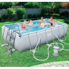 Каркасный бассейн Bestway 56442, 404 х 201 х 100 см., с песочным фильтр-насосом